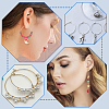 40Pcs 2 Colors 316 Surgical Stainless Steel Wine Glass Charms Rings STAS-LP0001-07-4