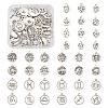 3 Sets 3 Styles Tibetan Style Alloy Pendants TIBEP-PJ0001-04-1