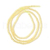 Transparent Glass Beads Strands GLAA-C019-01A-10-2