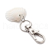 Synthetic Turquoise & Shell Pendant Decorations HJEW-JM03178-03-4