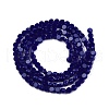 Opaque Solid Color Glass Beads Strands GLAA-N052-05A-A-3
