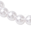 ABS Plastic Imitation Pearl & Alloy Magnetic Clasps Curtain Tiebacks HJEW-JM03410-6