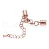 Brass Chain Extender KK-L089-03RG-NF-2