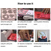 Carbon Steel Cutting Dies Stencils X-DIY-K015-25-3