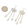 Zinc Alloy Enamel Chandelier Component Links EJEW-JE06315-3