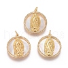 Brass Pendants KK-I656-29A-01-G-1
