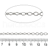Brass Oval Link Chains KK-P295-56B-P-2