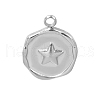 304 Stainless Steel Pendants PW-WGDA2A0-01-1