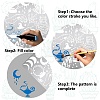 Magic Theme Stainless Steel Metal Cutting Dies Stencils DIY-WH0289-085-3