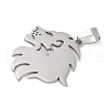 304 Stainless Steel Pendants STAS-R135-20P-2