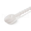 Oval Shape Silicone Cable Zip Ties X-AJEW-C034-03-3