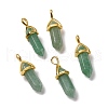 Natural Green Aventurine Pendants G-K329-37G-1