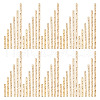 DICOSMETIC 60Pcs 6 Style Corrugated Brass Tube Beads KK-DC0002-51-1