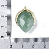 Natural Strawberry Quartz Pendants G-U019-01G-03-3