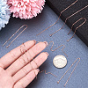 Craftdady Eco-Friendly Brass Stud Earring Findings KK-CD0001-09RG-FF-5
