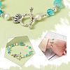 Tibetan Style Alloy Toggle Clasps PALLOY-TA0001-47AS-10