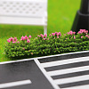 Plastic Shrub Flower Bush Plant Mini Model PW-WG0BBA1-04-1