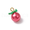 Glass Pearl Pendants PALLOY-MZ00745-03-3