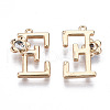 Brass Pendants KK-Q768-001G-E-2