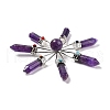 Natural Amethyst 7 Chakra Points Energy Generator DJEW-I016-01P-03-4