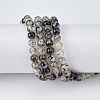 SUPERFINDINGS 2 Strands Natural Dragon Veins Agate Bead Strands G-FH0002-36B-4