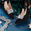 HOBBIESAY 2Pcs Alloy Rhinestone Shoe Buckle Clips AJEW-HY0001-65A-5