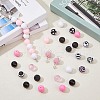 DICOSMETIC DIY Acrylic Round Beaded Stretch Bracelets Making Kits DIY-DC0003-09-4