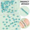  1 Strand Rectangle Synthetic Turquoise Beads Strands G-NB0005-57-5