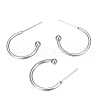 304 Stainless Steel Earring Hooks STAS-K211-01P-A-1