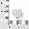 Mother's Day Tarnish Resistant 304 Stainless Steel European Beads STAS-K286-04H-P-3