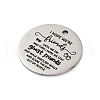 Anti-Tarnish 201 Stainless Steel Pendants STAS-R002-01P-23-2
