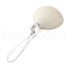 Natural Shell Mobile Straps HJEW-JM01935-6