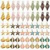 SUNNYCLUE 78Pcs 6 Styles Alloy Enamel Pendants FIND-SC0012-42-1