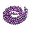 Baking Painted Glass Beads Strands X-DGLA-S115-8mm-S32-2