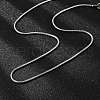 Tarnish Resistant 304 Stainless Steel Snake Chain Necklaces STAS-M174-017P-3