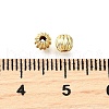 Brass Corrugated Beads KK-V011-01A-G-2