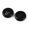 Natural Obsidian Pendants G-K359-04C-2