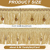 Olycraft 6M Polyester Tassel Lace Trim OCOR-OC0001-51C-2