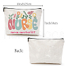 Polycotton Custom Canvas Stroage Bags ABAG-WH0029-060-2