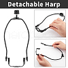 Alloy Lamp Shade Harp Holder FIND-WH0110-374-4