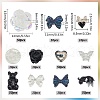 SOFPLATE 11 Styles Transparent & Opaque Resin Cabochons RESI-SP0001-06-2