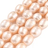 Natural Cultured Freshwater Pearl Beads Strands PEAR-P062-12E-2
