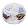 1 Box 6 Color Iron Jump Rings IFIN-PH0001-7mm-08-2