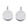 Non-Tarnish Ion Plating(IP) 304 Stainless Steel Charms STAS-N097-224-1