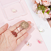 SUNNYCLUE 6Pcs 6 Style Brass Enamel European Beads KK-SC0004-41-3