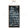 Printed Wood Hanging Wall Decorations WOOD-WH0115-14A-1