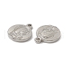 Non-Tarnish 201 Stainless Steel Pendants STAS-J401-VC620-3