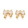 Brass Micro Pave Cubic Zirconia Charms KK-N263-93B-G-1