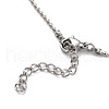 304 Stainless Steel Ball Chain Necklaces NJEW-JN02912-01-3