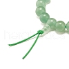 Natural Green Aventurine Round Beads Stretch Bracelet BJEW-JB07235-01-5